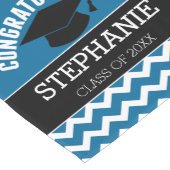 卒業祝い – Blue Black卒業 ショートテーブルランナー (コーナー)