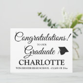 卒業祝カスタムいの卒業生 案内状 (スタンド正面)