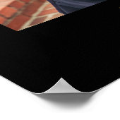 卒業祝カスタムい写真卒業 ポスター (角)