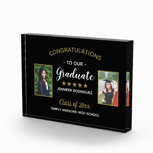 卒業祝カスタムい2写真卒業 フォトブロック (右)