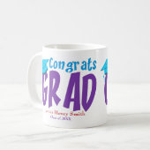 卒業祝カスタムい コーヒーマグカップ (正面左)