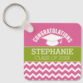卒業祝パーソナライズされたい キーホルダー (正面)