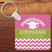 卒業祝パーソナライズされたい キーホルダー (正面)