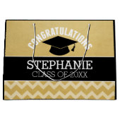 卒業祝パーソナライズされたい ラージペーパーバッグ (正面)