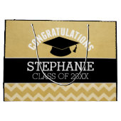 卒業祝パーソナライズされたい ラージペーパーバッグ (裏面)