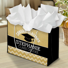 卒業祝パーソナライズされたい ラージペーパーバッグ