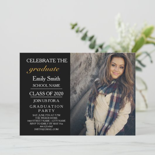 卒業祝会 招待状 (スタンド正面)