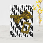 卒業祝男性へい カード (黄色い花)