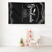 卒業祝白黒 横断幕 (インサイチュ)