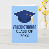 卒業祝賀状 カード (黄色い花)