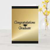 卒業祝 カード (黄色い花)