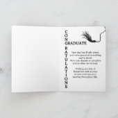 卒業祝 カード (内部)