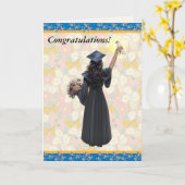 卒業祝 カード (黄色い花)