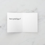 卒業祝 カード (内部)