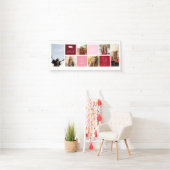 卒業祝 | 6フォトグリッドコラージュ 横断幕 (インサイチュ)