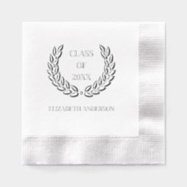 卒業箔離れ押しナプキンスのリース 箔ナプキン