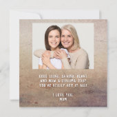 卒業素朴おめでとう2写真卒業 カード (裏面)