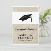 卒業素朴おめでとう カード (スタンド正面)