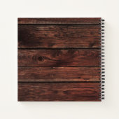 卒業素朴パーティーモダンンカントリーゲスト ノートブック (裏面)