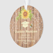 卒業素朴フローラひまわり オーナメント (正面)