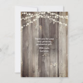 卒業素朴時モダンの写真 サンキューカード (裏面)