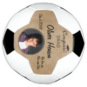 卒業素朴記念写真 サッカーボール (回転)