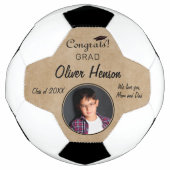 卒業素朴記念写真 サッカーボール (正面)