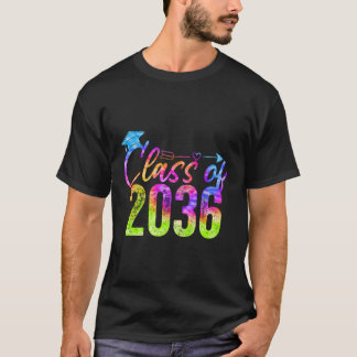 卒業絞り染め2036年シニアGrの彼女の彼のクラス Tシャツ