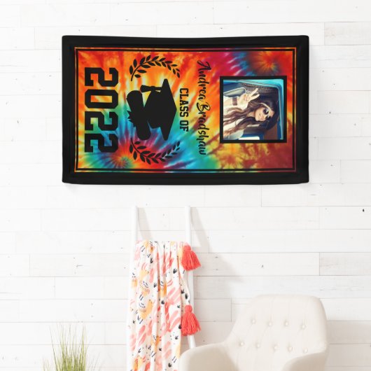 卒業絞り染め 横断幕 (インサイチュ)