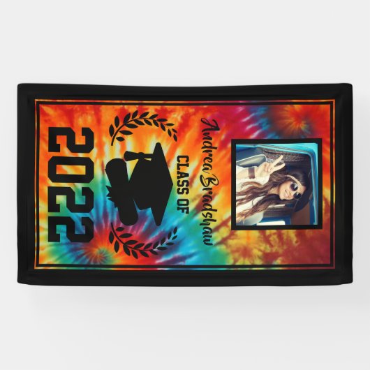 卒業絞り染め 横断幕 (横)