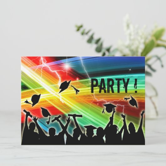 卒業群集投球帽宇宙稲妻 招待状 (スタンド正面)