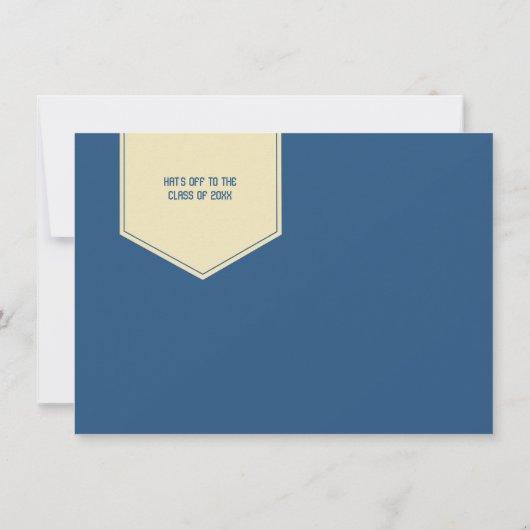 卒業者 招待状 (裏面)