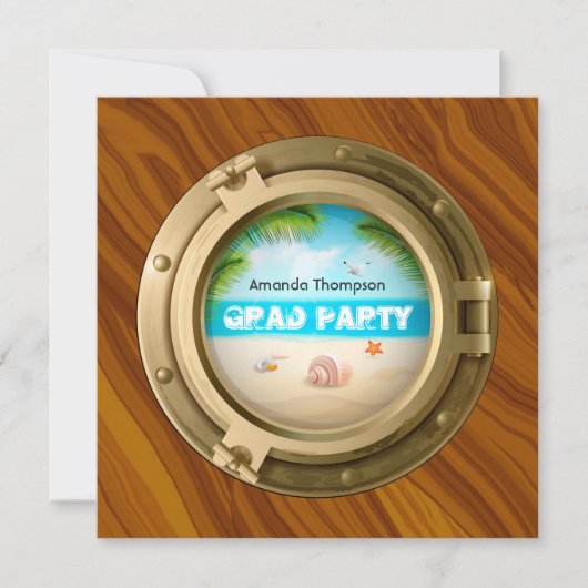 卒業航海の会 招待状 (正面)