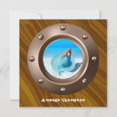 卒業航海の党 招待状 (正面)