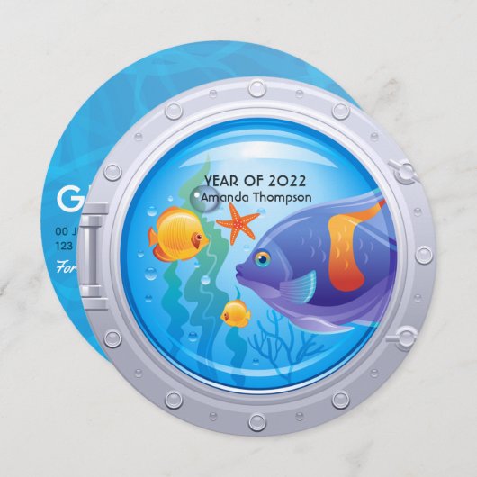 卒業航海の招待状 招待状 (正面/裏面)