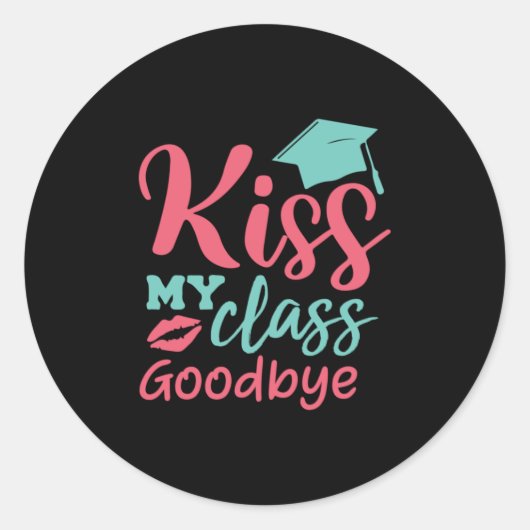 卒業芸術 |キスMy Class Goodbye ラウンドシール (正面)