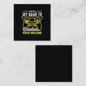 卒業芸術 |ゲームを中断して卒業 ノートカード (正面/裏面)