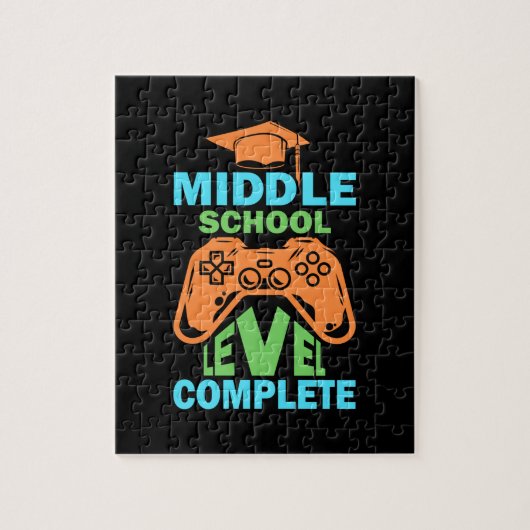 卒業芸術 |中学校レベルの完了 ジグソーパズル (縦)