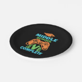 卒業芸術 |中学校レベルの完了 ペーパープレート (アングル)