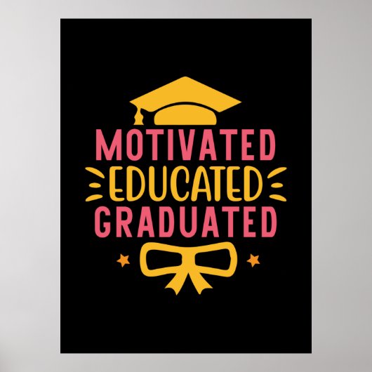 卒業芸術 |教育意欲を起こ経済卒業 ポスター (正面)