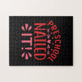 卒業芸術 | Preschool釘付け ジグソーパズル (横)