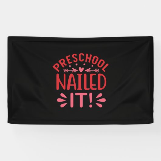 卒業芸術 | Preschool釘付け 横断幕 (横)