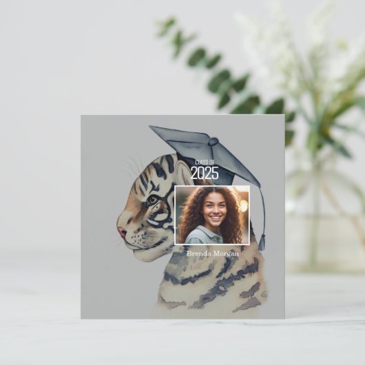 卒業表ユニーク示カード 案内状 (スタンド正面)