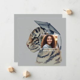 卒業表ユニーク示カード 案内状