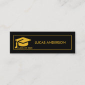 卒業表 – エレガントクラシック挿入 コーリングカード (正面)