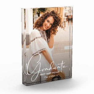 卒業記エレガント述モダン書 フォトブロック