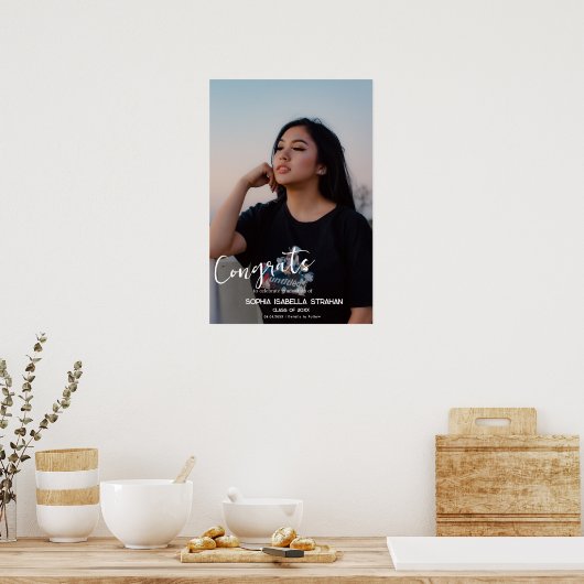 卒業記念おめでとう ポスター (キッチン)