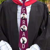 卒業記念すべき3枚の写真グラードブルゴーニュ ネクタイ