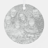 卒業記念のオーダーメイド写真飾り メタルオーナメント (裏面)