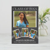 卒業記念の酒4 Photo Chalkboard 招待状 (スタンド正面)